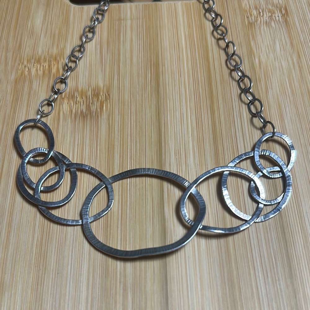 Silpada Silver Geometric Necklace